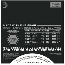 D'Addario ECG24-7, .011-.065 (7-strengs�t)